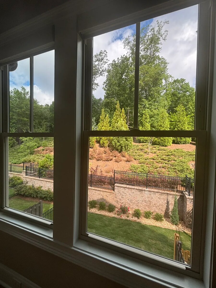 Streak-free window cleaning result